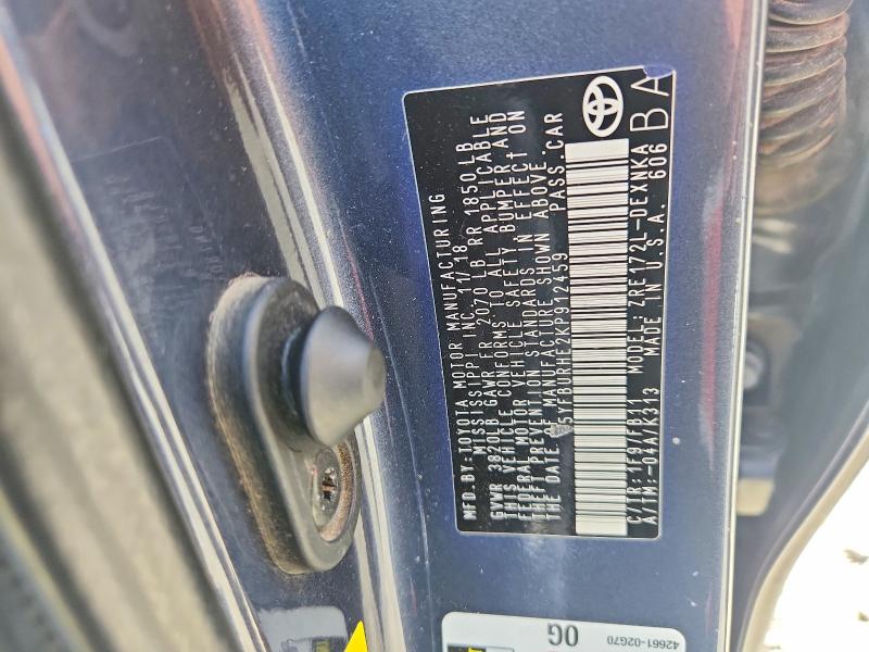 Aukcja sprzedaży 2019 Toyota Corolla, vin: 5YFBURHE2KP912459, numer aukcji: 64195316
