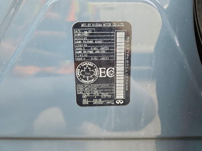 Продаж на аукціоні авто 2023 Infiniti Qx50, vin: 3PCAJ5FB0PF102529, номер лоту: 64069926