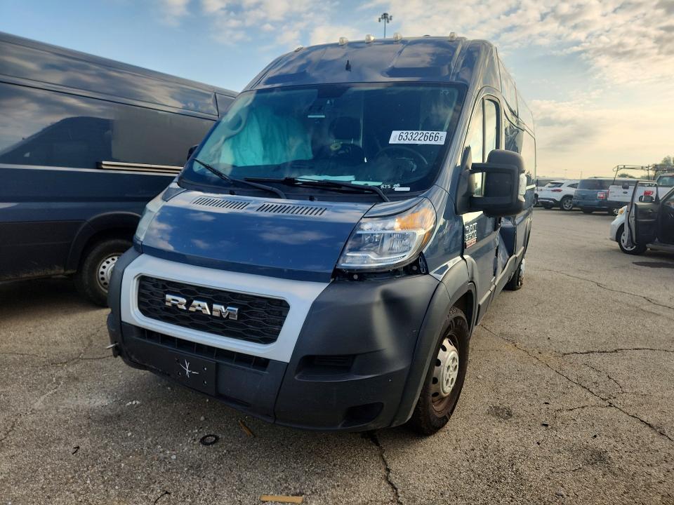 63322666 :رقم المزاد ، 3C6URVJG8KE554565 vin ، 2019 Ram Promaster 3500 مزاد بيع