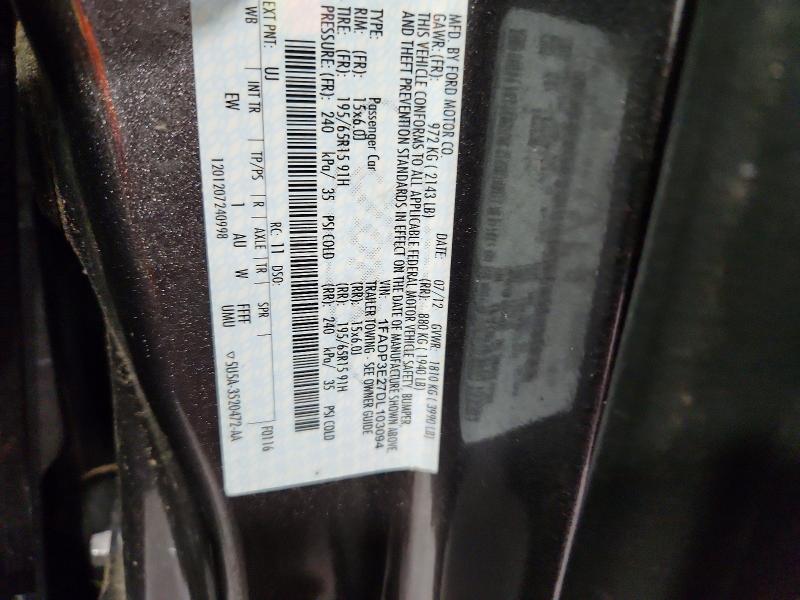 Продаж на аукціоні авто 2013 Ford Focus, vin: 1FADP3E27DL103094, номер лоту: 65132806