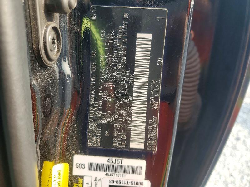 Продажа на аукционе авто 2011 Toyota Tundra, vin: 5TFDW5F14BX206509, номер лота: 63702516