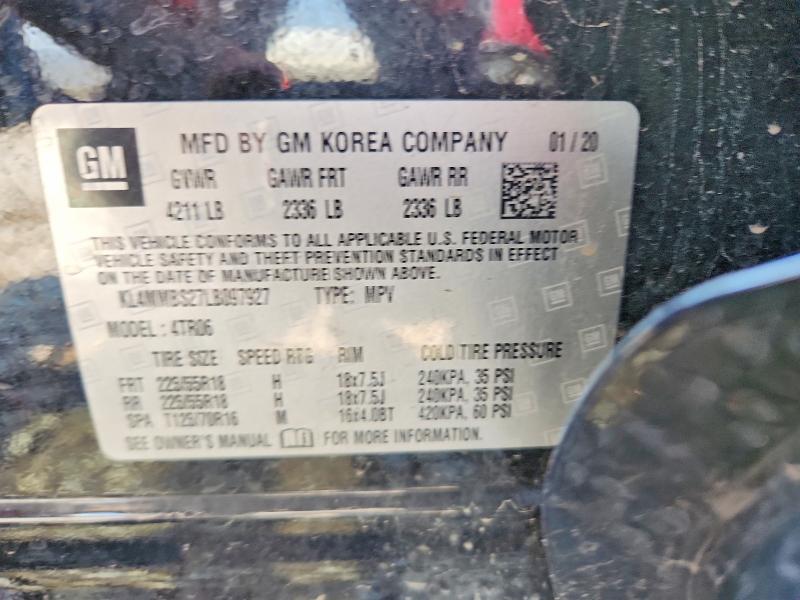 Aukcja sprzedaży 2020 Buick Encore Gx, vin: KL4MMBS27LB097927, numer aukcji: 65042496