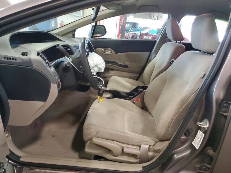 2012 Honda Civic მანქანა იყიდება აუქციონზე, vin: 19XFB2F50CE390886, აუქციონის ნომერი: 63693486