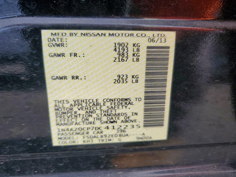 Aukcja sprzedaży 2013 Nissan Leaf, vin: 1N4AZ0CP7DC412235, numer aukcji: 66238626