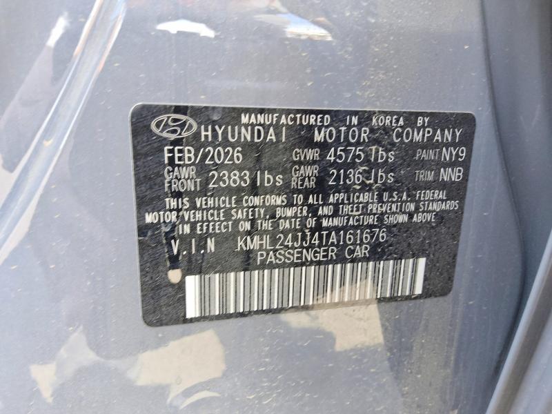Aukcja sprzedaży 2026 Hyundai Sonata Hybrid, vin: KMHL24JJ4TA161676, numer aukcji: 64908176