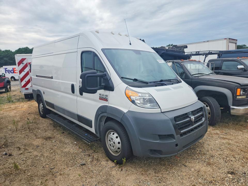 58939476 :رقم المزاد ، 3C6TRVDG7GE128073 vin ، 2016 Ram Promaster 2500 مزاد بيع