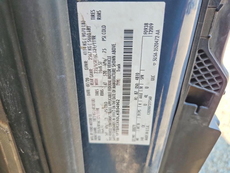 Продажа на аукционе авто 2020 Ford Transit, vin: 1FTBR3X80LKB04962, номер лота: 62649796