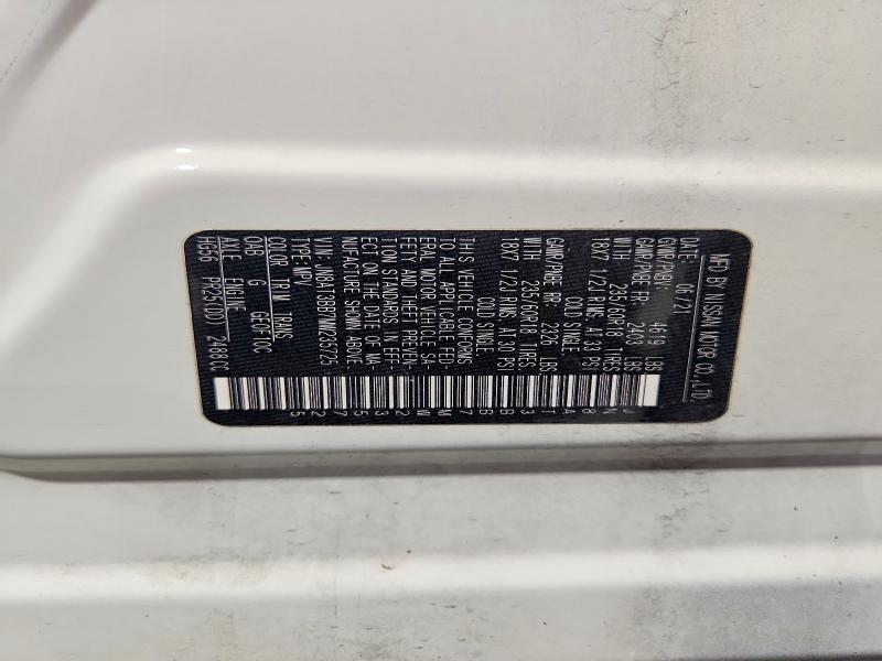 2021 Nissan Rogue მანქანა იყიდება აუქციონზე, vin: JN8AT3BB7MW235725, აუქციონის ნომერი: 65228246