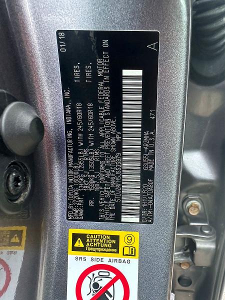 2018 Toyota Highlander მანქანა იყიდება აუქციონზე, vin: 5TDJZRFH5JS535979, აუქციონის ნომერი: 65192076