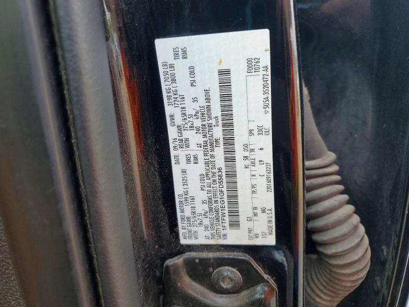 Продажа на аукционе авто 2016 Ford F150, vin: 1FTFW1EG1GFD55836, номер лота: 64405476