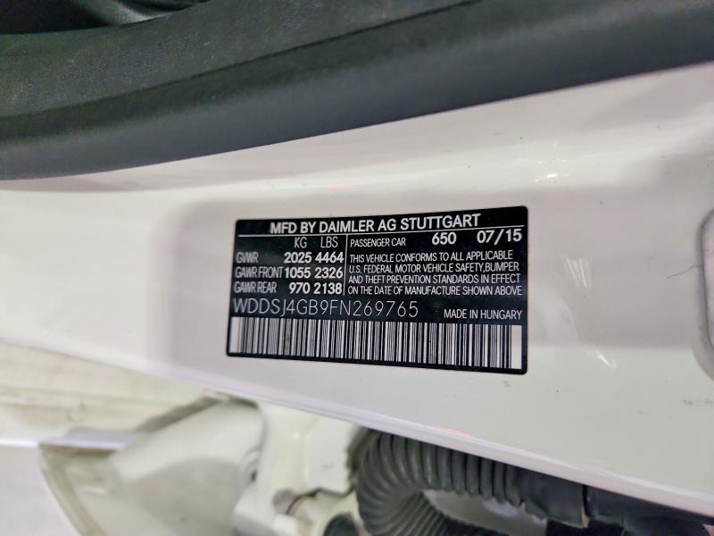 Продаж на аукціоні авто 2015 Mercedes-benz Cla, vin: WDDSJ4GB9FN269765, номер лоту: 65587916