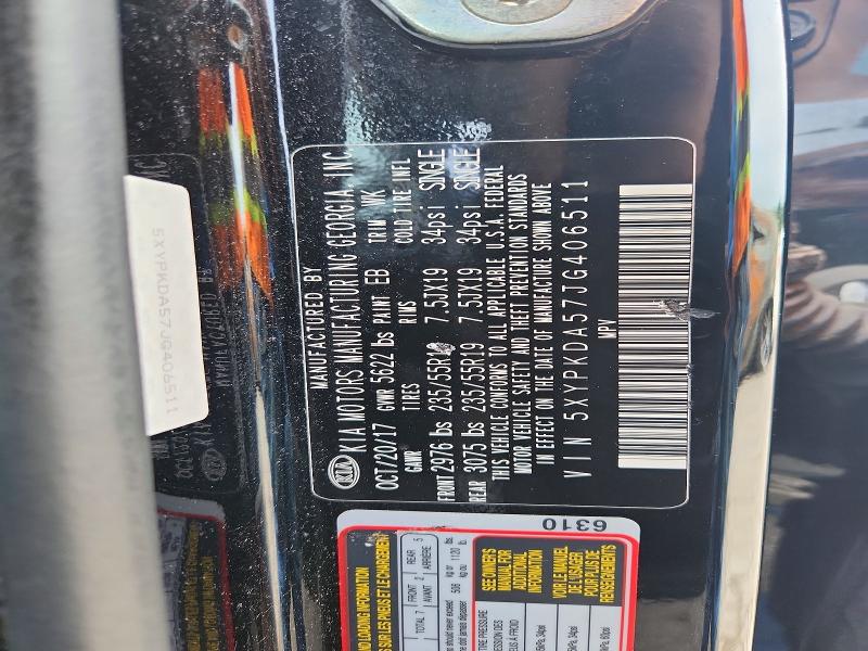 Aukcja sprzedaży 2018 Kia Sorento, vin: 5XYPKDA57JG406511, numer aukcji: 64197706