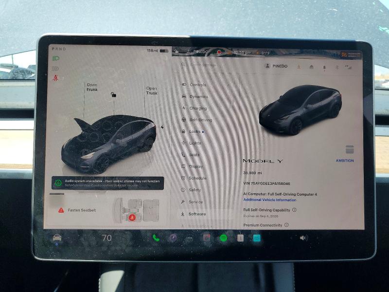Aukcja sprzedaży 2023 Tesla Model Y, vin: 7SAYGDEE3PA158046, numer aukcji: 64644736