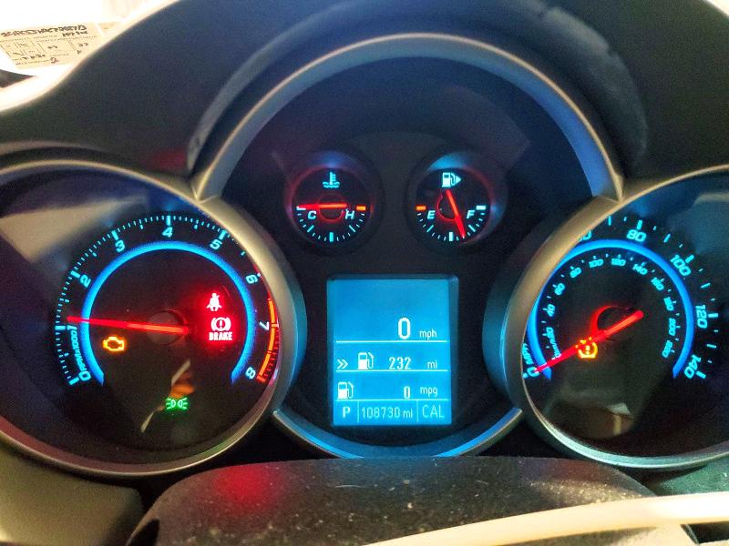 2012 Chevrolet Cruze მანქანა იყიდება აუქციონზე, vin: 1G1PC5SH2C7288713, აუქციონის ნომერი: 64376546