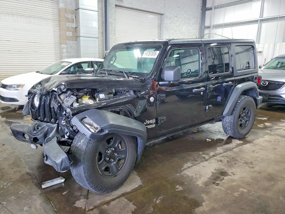 64797976 :رقم المزاد ، 1C4HJXDG2JW172710 vin ، 2018 Jeep Wrangler Unlimited مزاد بيع