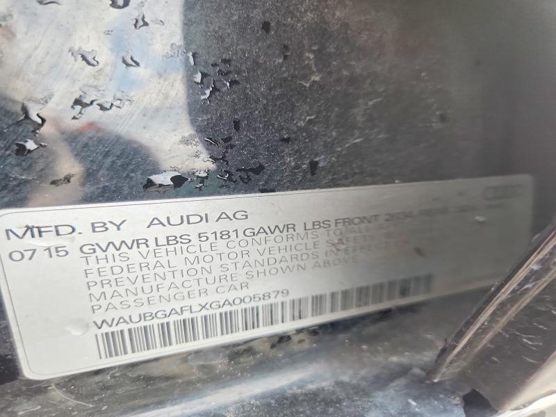 Aukcja sprzedaży 2016 Audi S4, vin: WAUBGAFLXGA005879, numer aukcji: 65334306