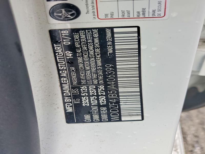 Aukcja sprzedaży 2018 Mercedes-benz E, vin: WDDZF4JB5JA406399, numer aukcji: 66227056