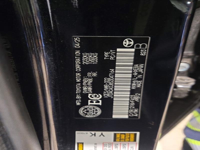 Продаж на аукціоні авто 2025 Toyota Prius Plug-in Hybrid, vin: JTDACACU8S3047164, номер лоту: 64752066