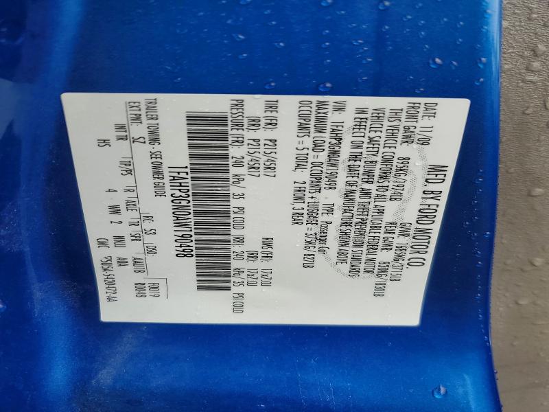 Продаж на аукціоні авто 2010 Ford Focus, vin: 1FAHP3GN0AW190498, номер лоту: 64195626