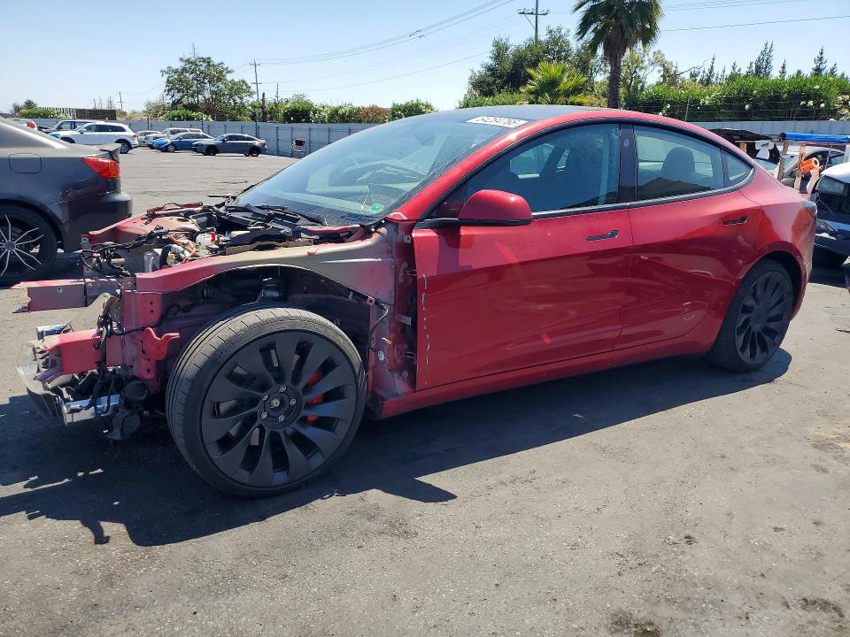 2023 Tesla Model 3 მანქანა იყიდება აუქციონზე, vin: 5YJ3E1EC3PF617539, აუქციონის ნომერი: 64284766