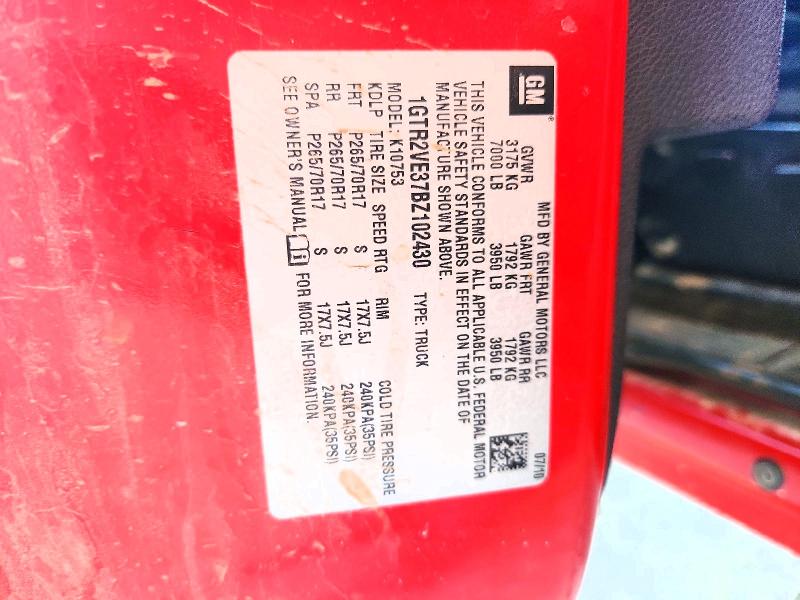 Продажа на аукционе авто 2011 Gmc Sierra, vin: 1GTR2VE37BZ102430, номер лота: 65496006