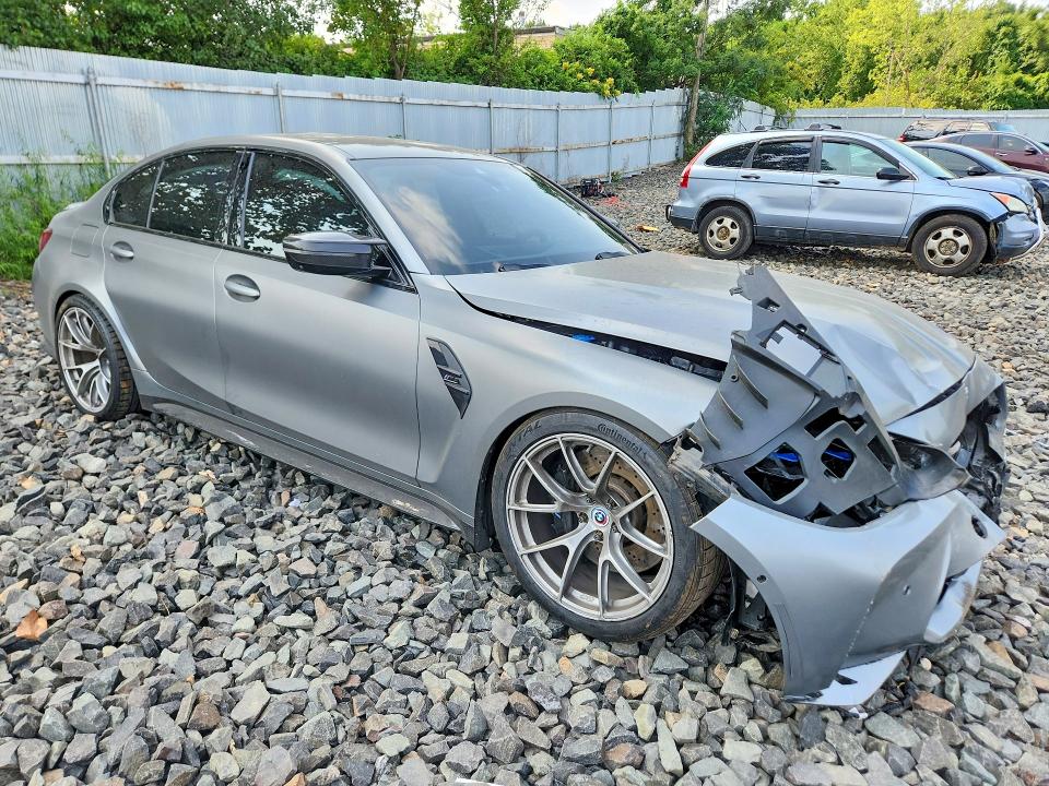 2024 Bmw M3 მანქანა იყიდება აუქციონზე, vin: WBS43AY01RFS52197, აუქციონის ნომერი: 64649726