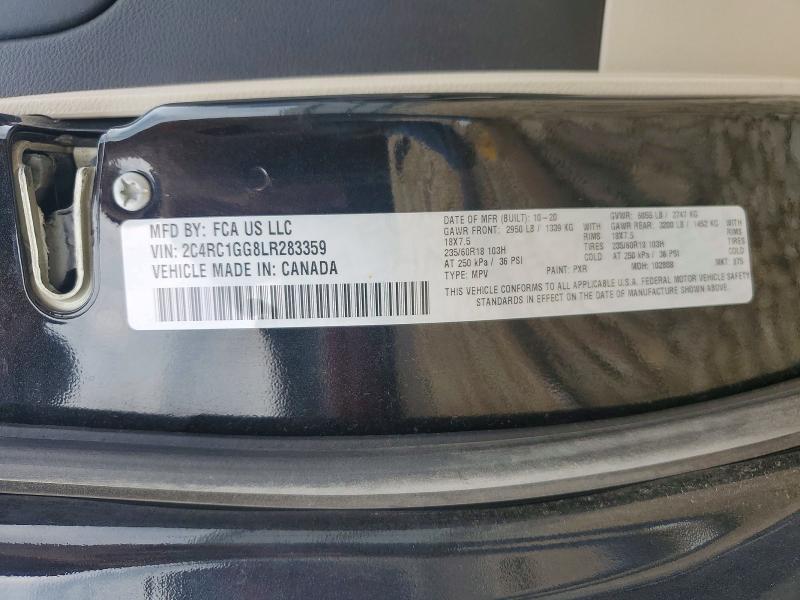 Aukcja sprzedaży 2020 Chrysler Pacifica, vin: 2C4RC1GG8LR283359, numer aukcji: 63693056