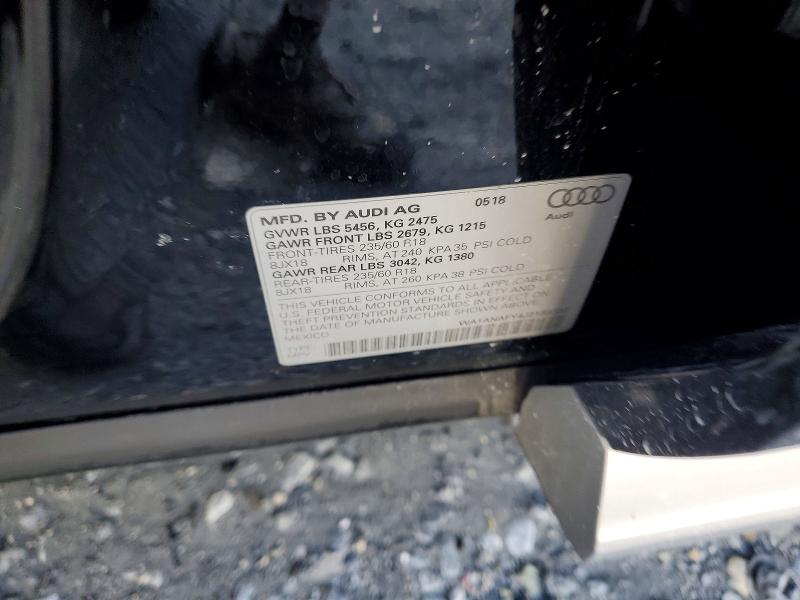 66390776 :رقم المزاد ، WA1ANAFY4J2183332 vin ، 2018 Audi Q5 مزاد بيع