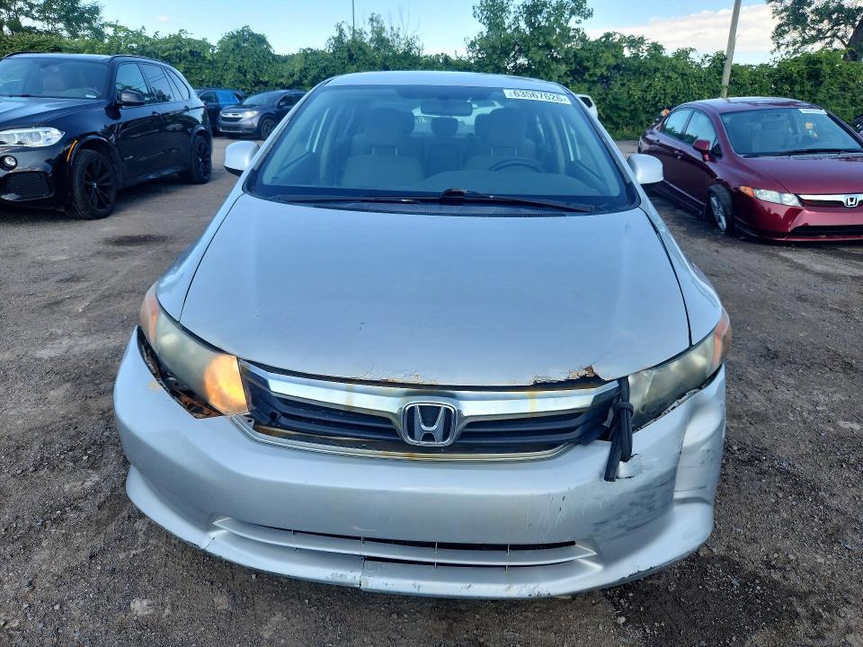 63567626 :رقم المزاد ، 2HGFB2F49CH108497 vin ، 2012 Honda Civic مزاد بيع