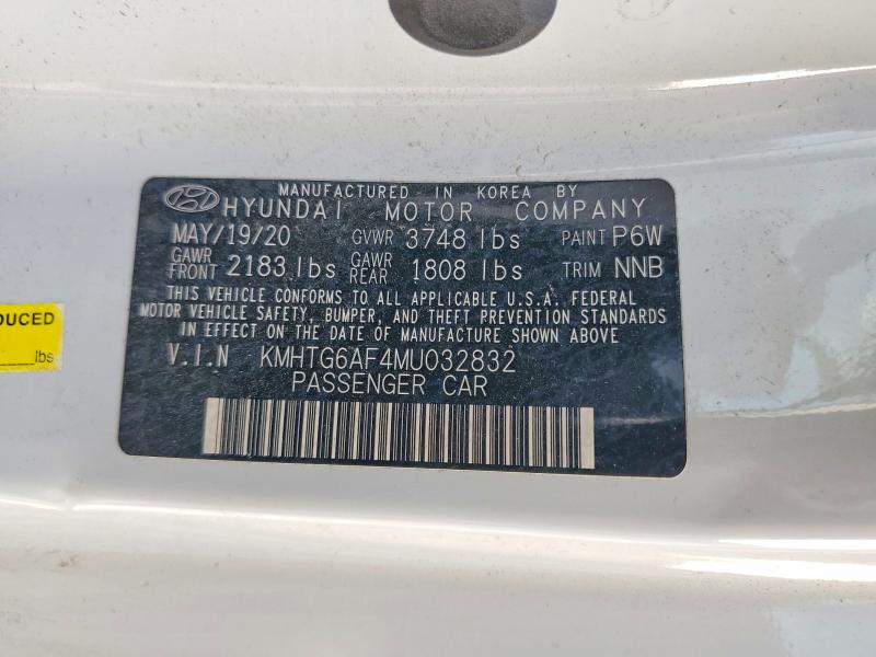 Продажа на аукционе авто 2021 Hyundai Veloster, vin: KMHTG6AF4MU032832, номер лота: 66089316
