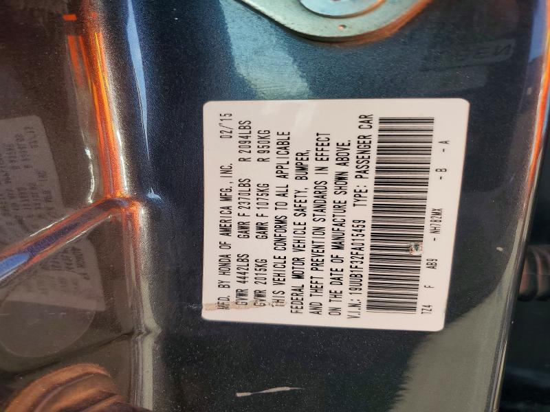 65050916 :رقم المزاد ، 19UUB1F32FA015459 vin ، 2015 Acura Tlx مزاد بيع