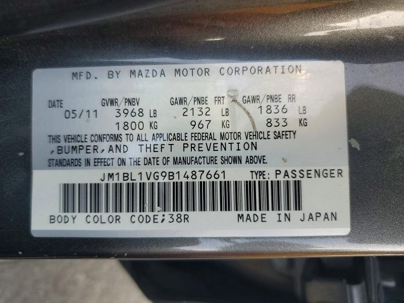 Aukcja sprzedaży 2011 Mazda 3, vin: JM1BL1VG9B1487661, numer aukcji: 65918696