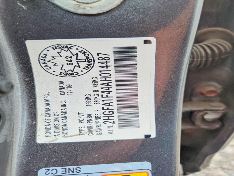 63548246 :رقم المزاد ، 2HGFA1F44AH014487 vin ، 2010 Honda Civic مزاد بيع