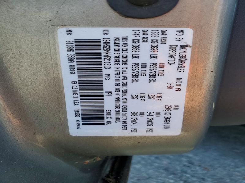 Aukcja sprzedaży 2000 Dodge Durango, vin: 1B4HS28NXYF211513, numer aukcji: 65341816
