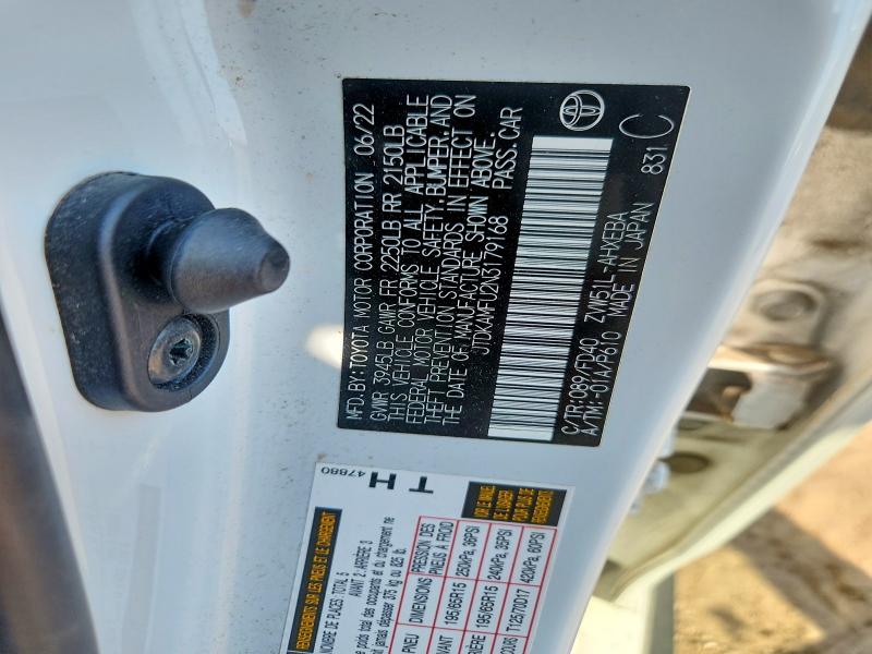Продаж на аукціоні авто 2022 Toyota Prius, vin: JTDKAMFU2N3179168, номер лоту: 66408476