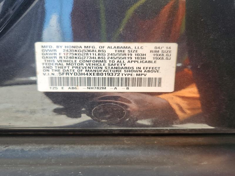Aukcja sprzedaży 2014 Acura Mdx, vin: 5FRYD3H4XEB019372, numer aukcji: 64392066