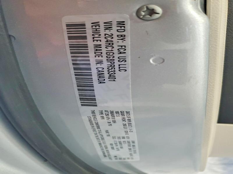 65086716 :رقم المزاد ، 2C4RC1GG8PR533401 vin ، 2023 Chrysler Pacifica مزاد بيع