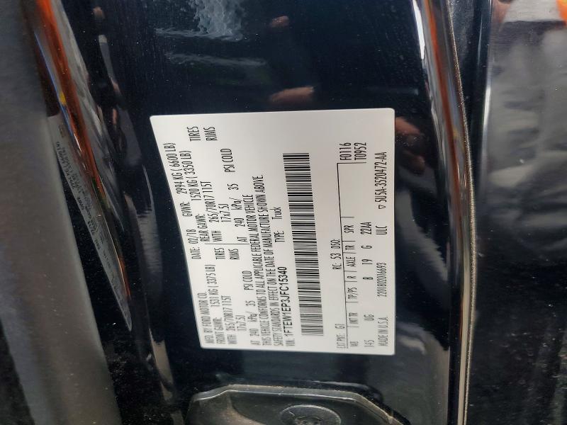 64477916 :رقم المزاد ، 1FTEW1EP3JFC15340 vin ، 2018 Ford F150 مزاد بيع