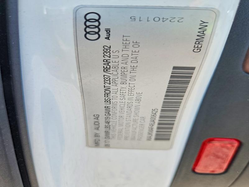 Aukcja sprzedaży 2018 Audi A4, vin: WAUKMAF48JA006425, numer aukcji: 62749836