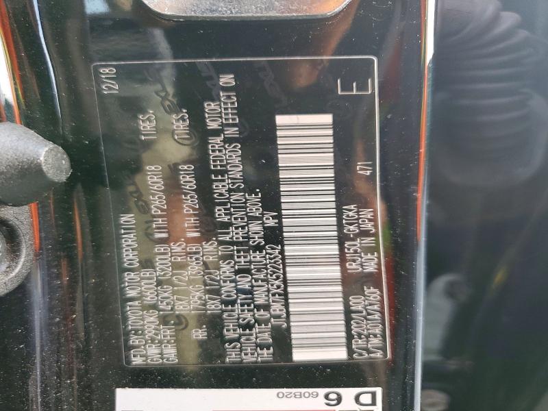 66445746 :رقم المزاد ، JTJBM7FX5K5223342 vin ، 2019 Lexus Gx مزاد بيع