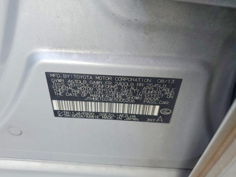Продаж на аукціоні авто 2014 Lexus Is, vin: JTHBE1D24E5005206, номер лоту: 63580526