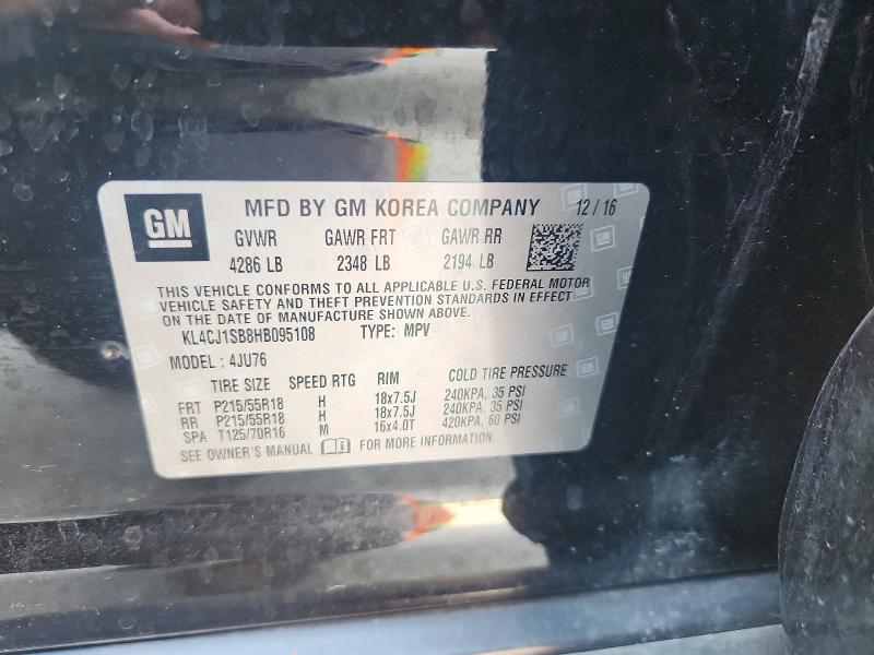 Продажа на аукционе авто 2017 Buick Encore, vin: KL4CJ1SB8HB095108, номер лота: 63264306