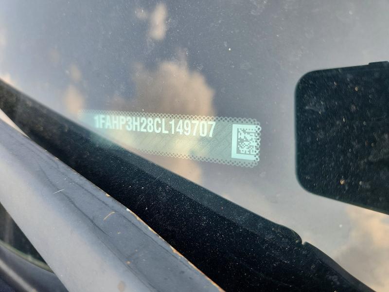 64824686 :رقم المزاد ، 1FAHP3H28CL149707 vin ، 2012 Ford Focus مزاد بيع