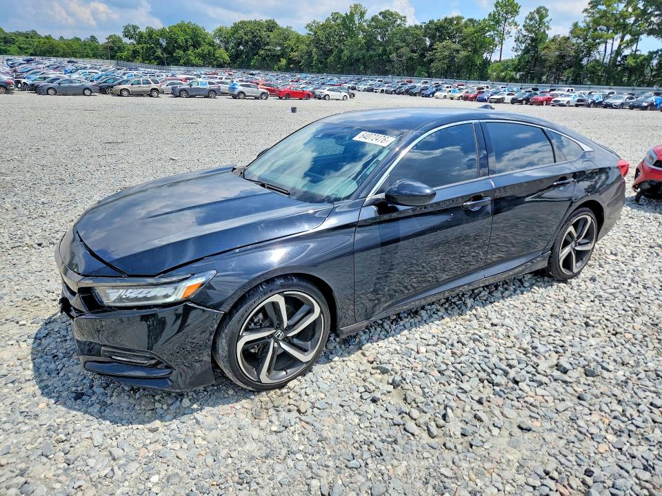 64072476 :رقم المزاد ، 1HGCV1F31LA050346 vin ، 2020 Honda Accord مزاد بيع