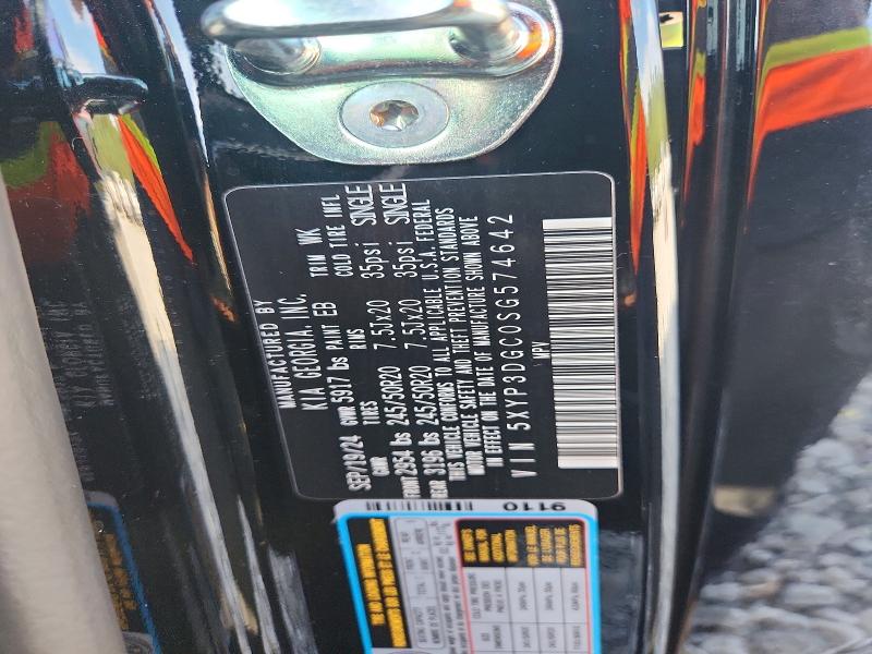 Aukcja sprzedaży 2025 Kia Telluride, vin: 5XY3DGC0SG574642, numer aukcji: 63298836