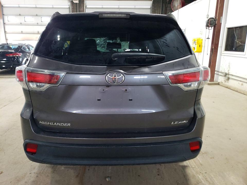 2015 Toyota Highlander მანქანა იყიდება აუქციონზე, vin: 5TDBKRFH6FS145649, აუქციონის ნომერი: 63499386