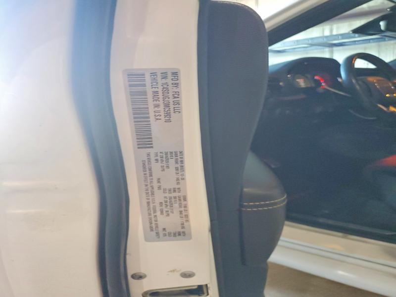 65007516 :رقم المزاد ، 1C4SDJGJ3MC599210 vin ، 2021 Dodge Durango مزاد بيع