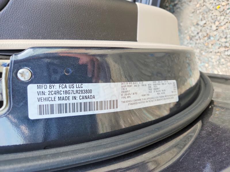 Aukcja sprzedaży 2020 Chrysler Pacifica, vin: 2C4RC1BG7LR283800, numer aukcji: 65799876