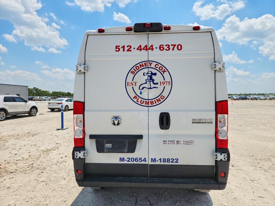 62935166 :رقم المزاد ، 3C6LRVDG3PE591571 vin ، 2023 Ram Promaster 2500 مزاد بيع