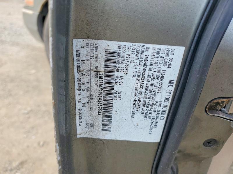 Aukcja sprzedaży 2004 Mercury Grand Marquis, vin: 2MEFM74W34X657533, numer aukcji: 65600386